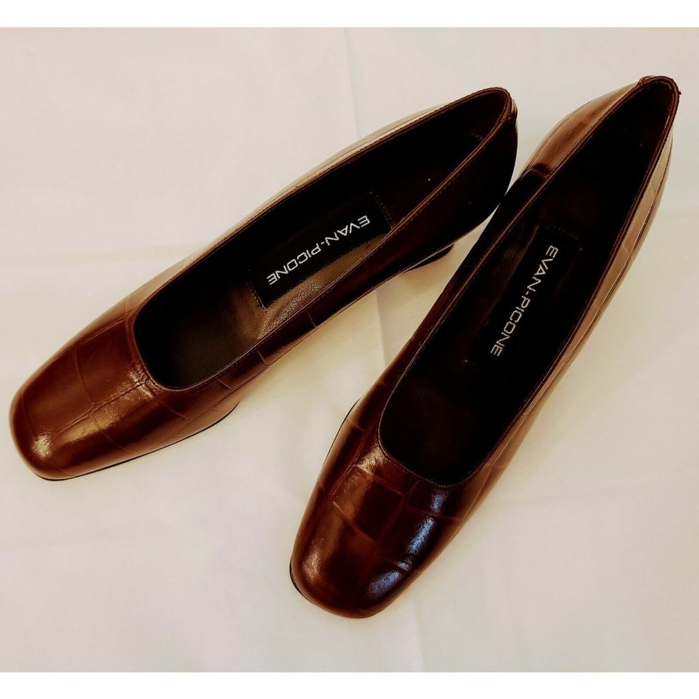 VINTAGE Evan-Picone Dark Brown Women's Heels, Size
